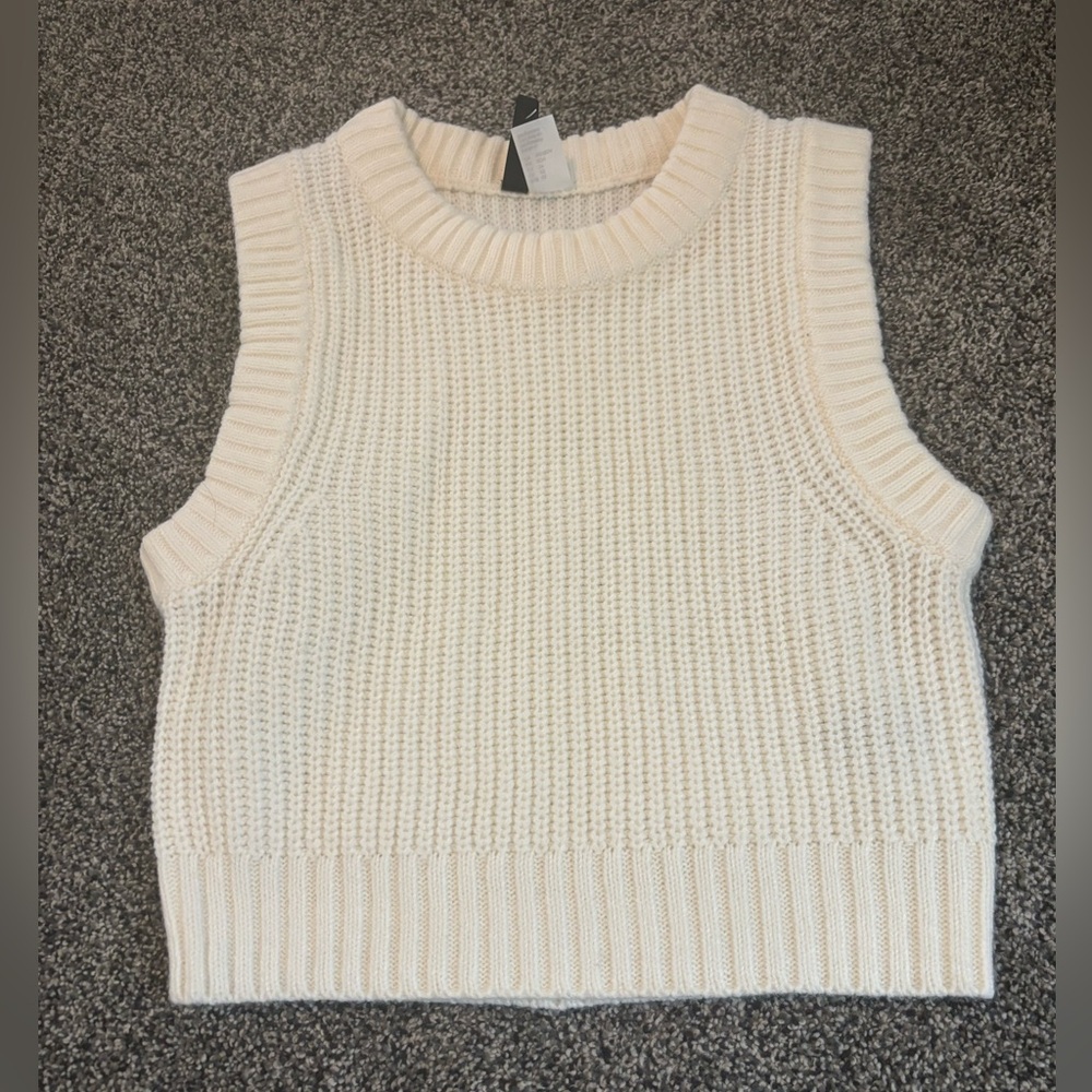 Light cream Sweater Vest